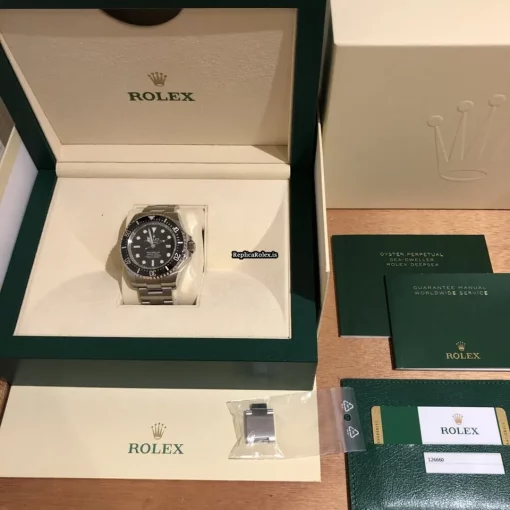 Distinctive Replica Rolex Sea-dweller Deepsea 126660 Automatic Movement 44mm Steel Case Mens/unisex Watch - Image 9