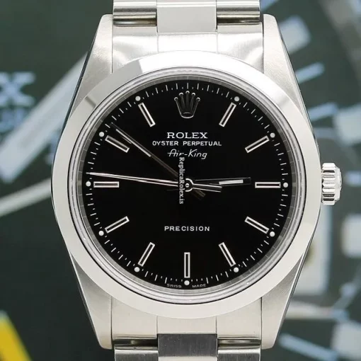 Special Copies Rolex Air King Precision 14000m Caliber 3130 Automatic Movement 34mm Steel Case Mens/unisex Watch - Image 5