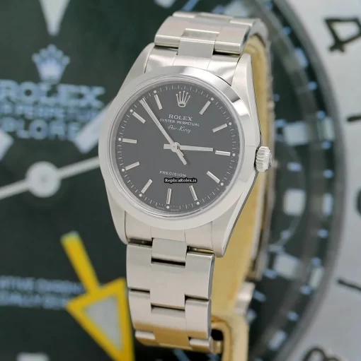 Special Copies Rolex Air King Precision 14000m Caliber 3130 Automatic Movement 34mm Steel Case Mens/unisex Watch - Image 6