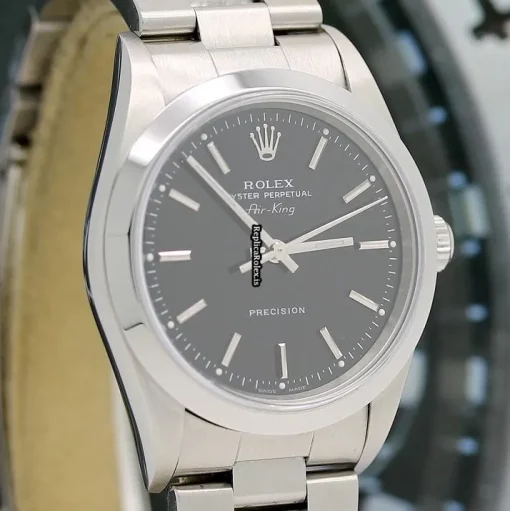 Special Copies Rolex Air King Precision 14000m Caliber 3130 Automatic Movement 34mm Steel Case Mens/unisex Watch - Image 8