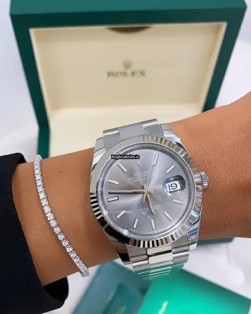 Best Replicas Rolex Datejust II 126334 Caliber 3235 Automatic Movement 41mm Steel Case Mens/unisex Watch - Image 6