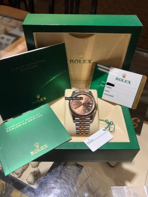 Exquisite Replica Rolex Datejust II 126331 Caliber 3235 Automatic Movement 41mm Gold/steel Case Mens/unisex Watch - Image 13