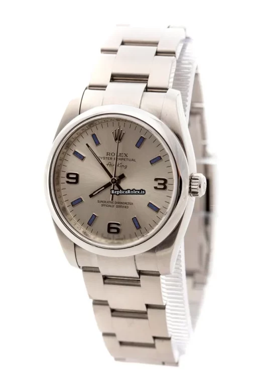 Design Replica Rolex Air King 114200 Caliber 3130 Automatic Movement 34mm Steel Case Mens/unisex Watch - Image 4