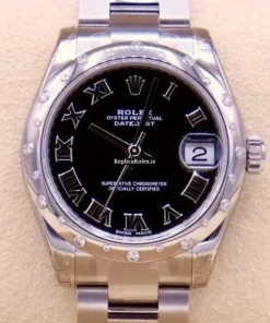 Durable Replica Rolex Lady-datejust 178344 Caliber 2235 Automatic Movement 31mm Steel Case Womens Watch