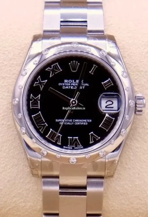 Durable Replica Rolex Lady-datejust 178344 Caliber 2235 Automatic Movement 31mm Steel Case Womens Watch