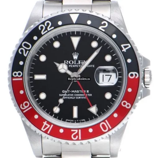 Appealing Fake Rolex Gmt-master II 16710 Caliber 3185 Automatic Movement 40mm Steel Case Watch - Image 6