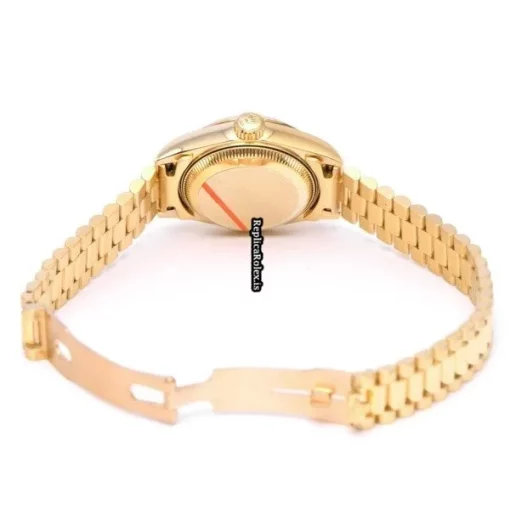 Offering Fake Rolex Lady-datejust 69178g Automatic Movement 26mm Yellow Gold Case Womens Watch - Image 4