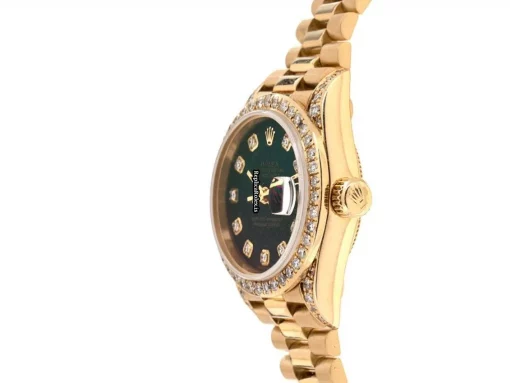 Appealing Copies Rolex Lady-datejust 69138 Caliber 2135 Automatic Movement 26mm Yellow Gold Case Mens/unisex Watch - Image 2