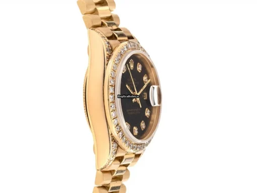 Appealing Copies Rolex Lady-datejust 69138 Caliber 2135 Automatic Movement 26mm Yellow Gold Case Mens/unisex Watch - Image 3