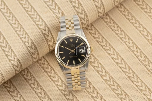 Swiss Fakes Rolex Datejust 16013 Caliber 3035 Automatic Movement 36mm Gold/steel Case Mens/unisex Watch - Image 2