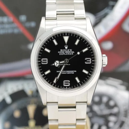 Well Made Replica Rolex Explorer 114270 Caliber 3130 Automatic Movement 38x43mm Steel Case Mens/unisex Watch - Image 2