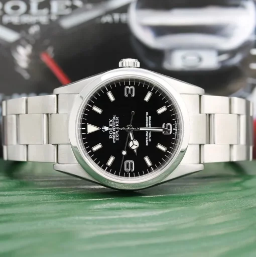 Well Made Replica Rolex Explorer 114270 Caliber 3130 Automatic Movement 38x43mm Steel Case Mens/unisex Watch - Image 4