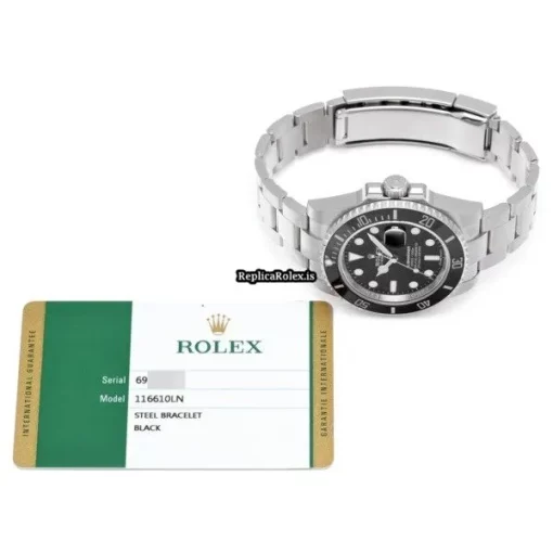 Swiss Replica Rolex Submariner Date 116610ln Caliber 3135 Automatic Movement 40mm Steel Case Watch - Image 5