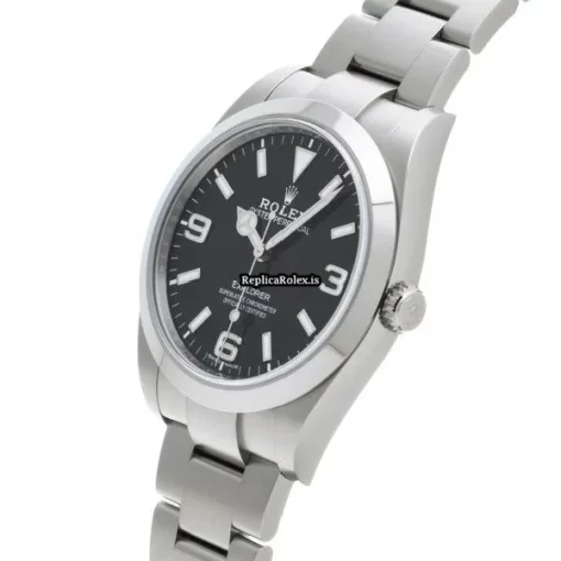 Ideal Fake Rolex Explorer 214270 Caliber 3132 Automatic Movement 39mm Steel Case Watch - Image 2