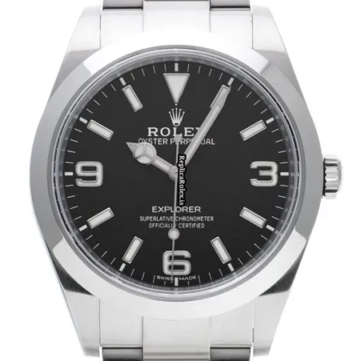 Ideal Fake Rolex Explorer 214270 Caliber 3132 Automatic Movement 39mm Steel Case Watch - Image 6