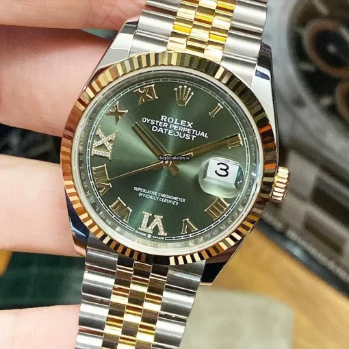Excellent Clone Rolex Datejust 126233 Caliber 3235 Automatic Movement 36mm Gold/steel Case Mens/unisex Watch - Image 2