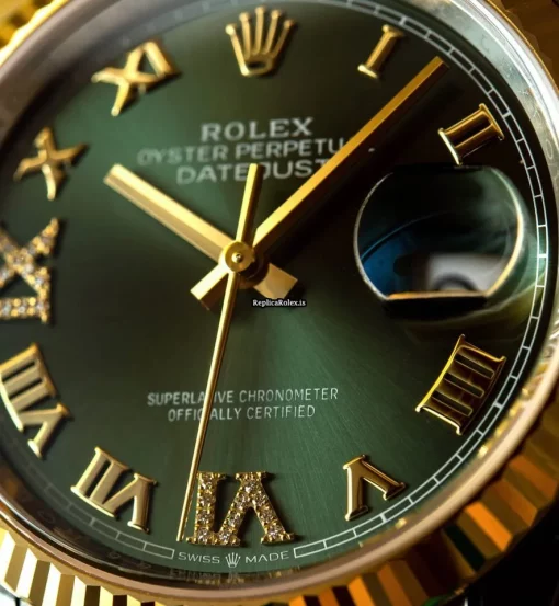 Excellent Clone Rolex Datejust 126233 Caliber 3235 Automatic Movement 36mm Gold/steel Case Mens/unisex Watch - Image 6