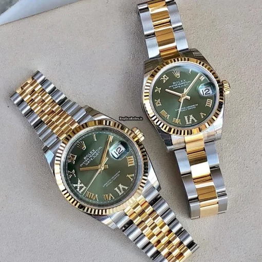 Excellent Clone Rolex Datejust 126233 Caliber 3235 Automatic Movement 36mm Gold/steel Case Mens/unisex Watch - Image 7