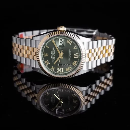 Excellent Clone Rolex Datejust 126233 Caliber 3235 Automatic Movement 36mm Gold/steel Case Mens/unisex Watch - Image 8
