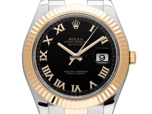 Well Made Replica Rolex Datejust II 116333 Caliber 3136 Automatic Movement 41mm Gold/steel Case Mens/unisex Watch
