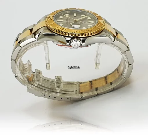 Fabulous Replica Rolex Yacht-master 168623 Caliber 2235 Automatic Movement 35mm Gold/steel Case Mens/unisex Watch - Image 6
