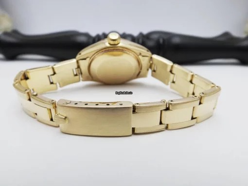 Distinctive Fake Rolex Lady-datejust 6917 Caliber 2135 Automatic Movement 26mm Yellow Gold Case Womens Watch - Image 11