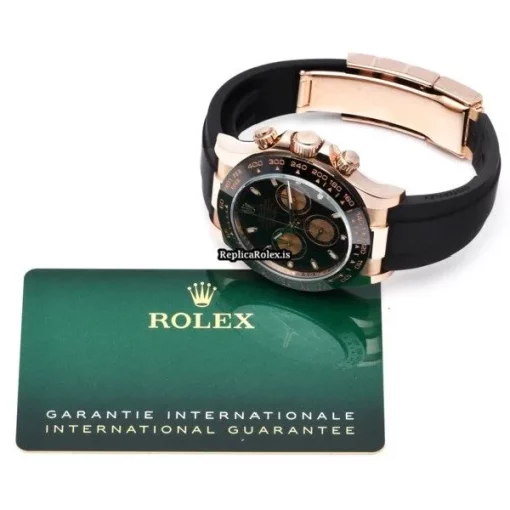 Affordable Replica Rolex Daytona 116515ln Caliber 4130 Automatic Movement 40mm Rose Gold Case Watch - Image 5