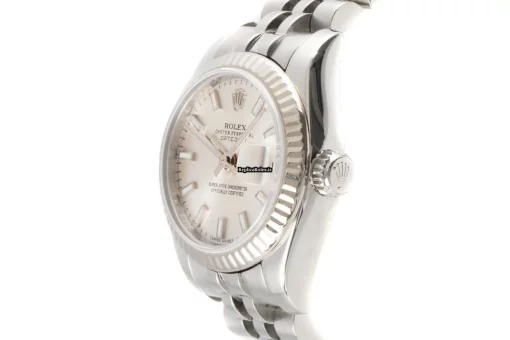 Trustworthy Replica Rolex Lady-datejust 179174 Caliber 2235 Automatic Movement 26mm Gold/steel Case Womens Watch - Image 5