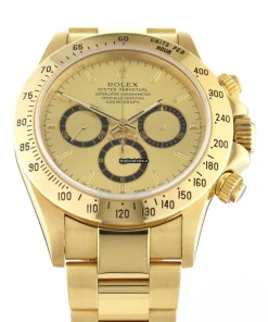 Terrific Fake Rolex Daytona 16528 Automatic Movement 40mm Yellow Gold Case Watch