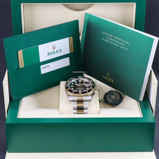 Epic Imitation Rolex Submariner Date 116613ln Caliber 3135 Automatic Movement 40mm Gold/steel Case Mens/unisex Watch - Image 4