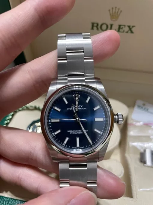 Wholesale Replica Rolex Oyster Perpetual 34 124200-0003 Caliber 2232 Automatic Movement 34mm Steel Case Mens/unisex Watch - Image 7