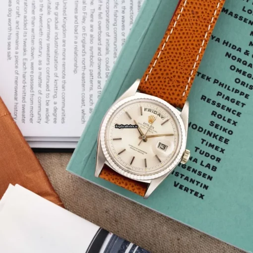 Fine Fakes Rolex Day-date 36 1803 Automatic Movement 36mm White Gold Case Mens/unisex Watch - Image 5