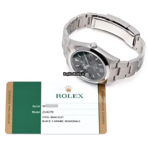 Wholesale Replica Rolex Explorer 214270 Caliber 3132 Automatic Movement 39mm Steel Case Watch - Image 5