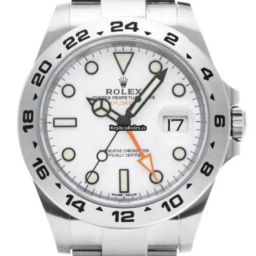 Swiss Replica Rolex Explorer II 216570 Caliber 3187 Automatic Movement 42mm Steel Case Watch - Image 6