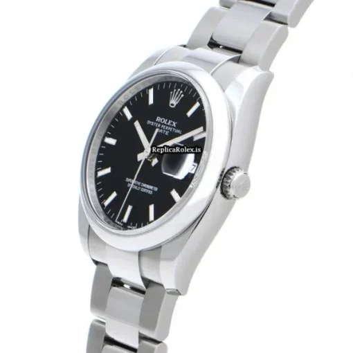 Quality Replica Rolex Oyster Perpetual Date 115200 Caliber 3135 Automatic Movement 34mm Steel Case Watch - Image 2