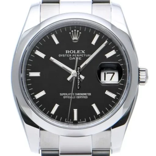 Quality Replica Rolex Oyster Perpetual Date 115200 Caliber 3135 Automatic Movement 34mm Steel Case Watch - Image 6