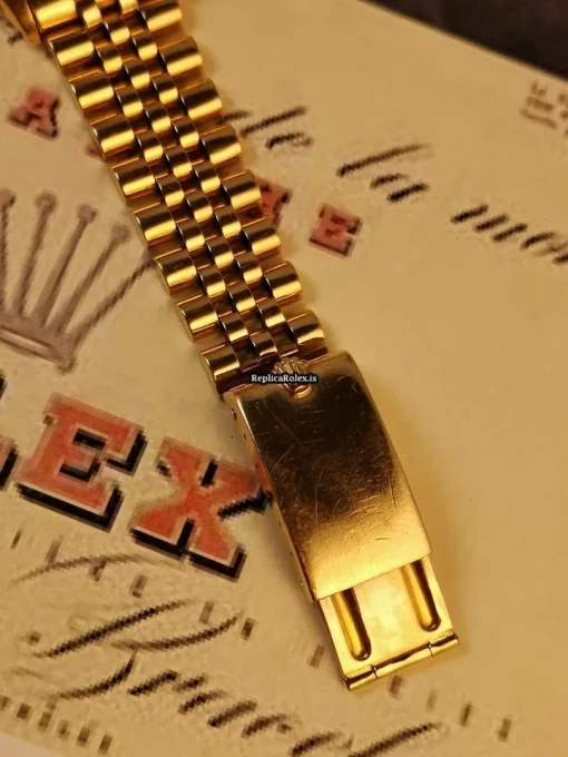 Awesome Replica Rolex Datejust 1601 Caliber 1570 Automatic Movement 36mm Yellow Gold Case Mens/unisex Watch - Image 11