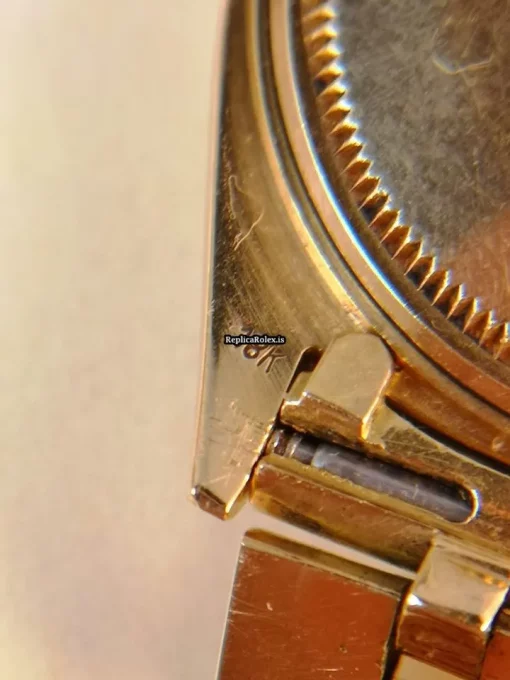 Awesome Replica Rolex Datejust 1601 Caliber 1570 Automatic Movement 36mm Yellow Gold Case Mens/unisex Watch - Image 12
