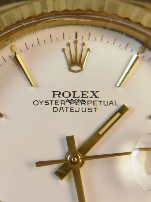 Awesome Replica Rolex Datejust 1601 Caliber 1570 Automatic Movement 36mm Yellow Gold Case Mens/unisex Watch - Image 15