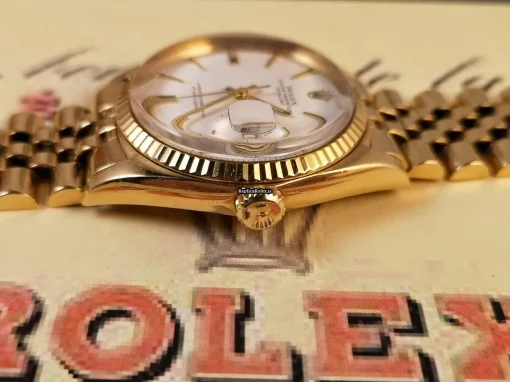Awesome Replica Rolex Datejust 1601 Caliber 1570 Automatic Movement 36mm Yellow Gold Case Mens/unisex Watch - Image 2
