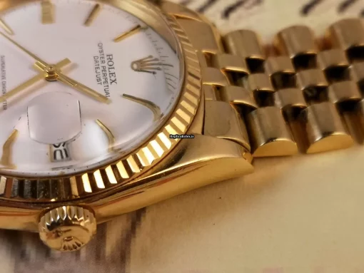 Awesome Replica Rolex Datejust 1601 Caliber 1570 Automatic Movement 36mm Yellow Gold Case Mens/unisex Watch - Image 8