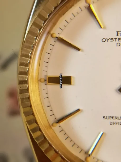Awesome Replica Rolex Datejust 1601 Caliber 1570 Automatic Movement 36mm Yellow Gold Case Mens/unisex Watch - Image 9