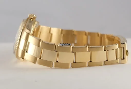 Inexpensive Replica Rolex Datejust 6827 Automatic Movement 30mm Yellow Gold Case Mens/unisex Watch - Image 7