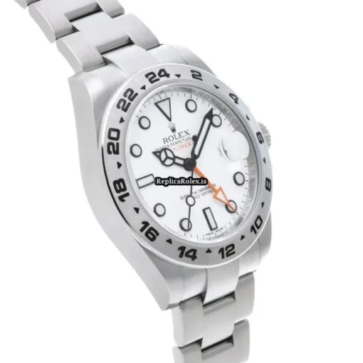 Recommend Fake Rolex Explorer II 216570 Caliber 3187 Automatic Movement 42mm Steel Case Watch - Image 3
