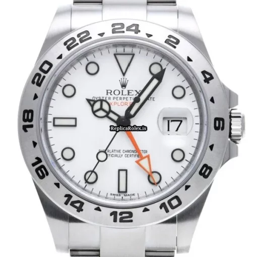 Recommend Fake Rolex Explorer II 216570 Caliber 3187 Automatic Movement 42mm Steel Case Watch - Image 6