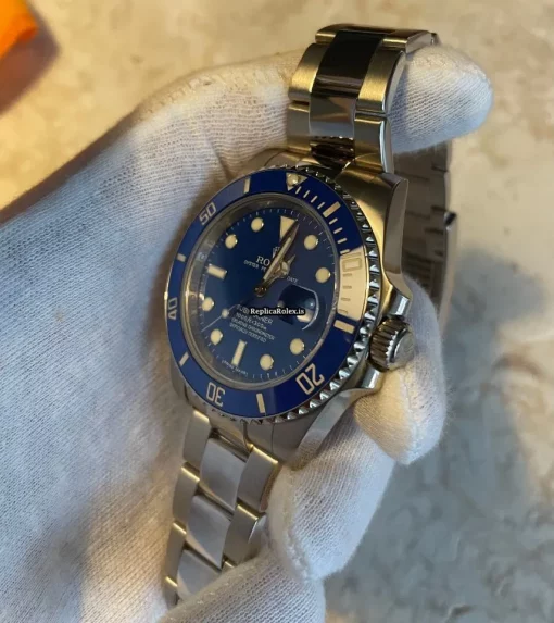 Attractive Replica Rolex Submariner Date 116619lb Caliber 3135 Automatic Movement 40mm White Gold Case Mens/unisex Watch - Image 4