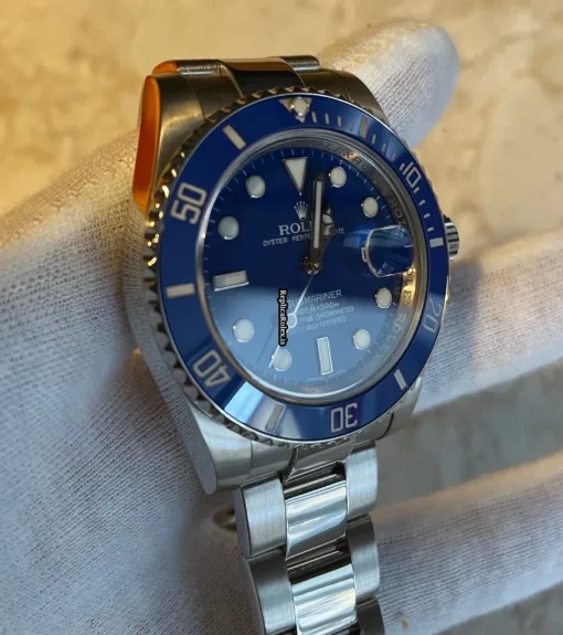 Attractive Replica Rolex Submariner Date 116619lb Caliber 3135 Automatic Movement 40mm White Gold Case Mens/unisex Watch - Image 6