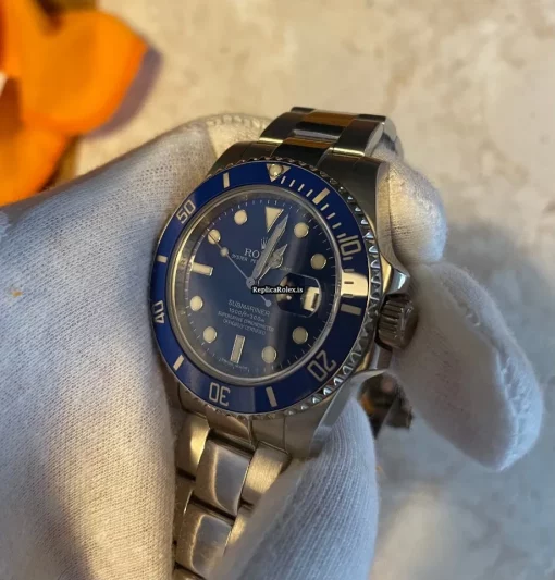 Attractive Replica Rolex Submariner Date 116619lb Caliber 3135 Automatic Movement 40mm White Gold Case Mens/unisex Watch - Image 9