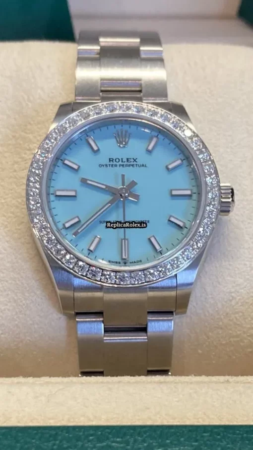 Suitable Fake Rolex Oyster Perpetual 31 277200 Caliber 2232 Automatic Movement 31mm Steel Case Womens Watch
