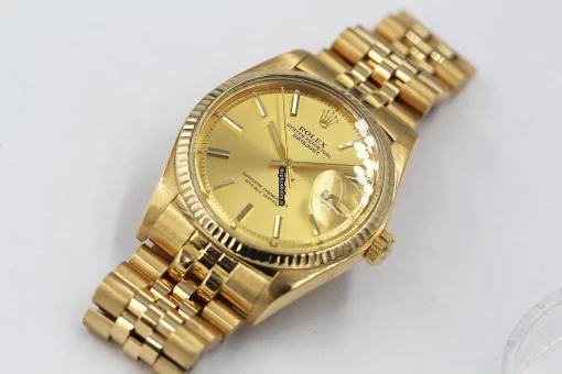 Amazing Replica Rolex Datejust 1601 Caliber 1570 Automatic Movement 36mm Yellow Gold Case Mens/unisex Watch - Image 4